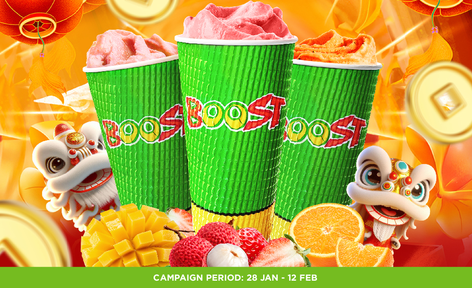 [Boost Juice Bars] Good Vibes, Good Fortune!